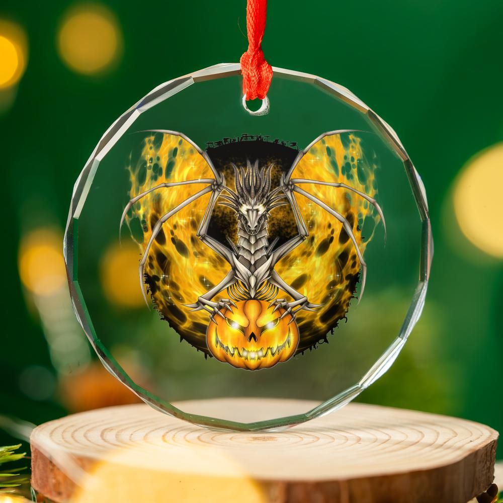 Tomb Eater Glass Ornament