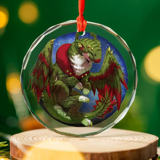 Yuletide Joy Glass Ornament