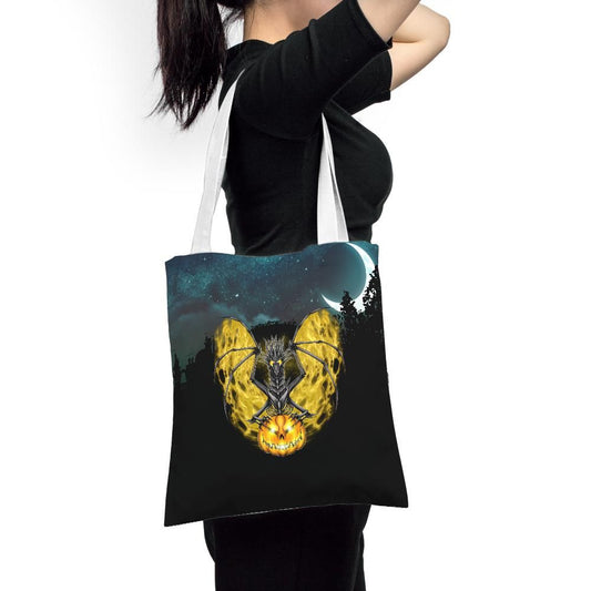 Black Bone Tote Bag