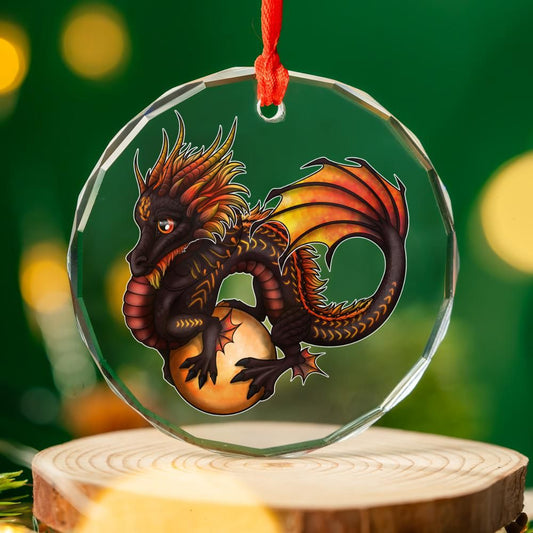 Chibi Xaphan Glass Ornament