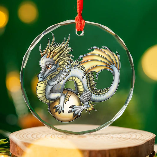 Chibi Ao Pu Glass Ornament