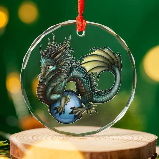 Chibi Sha Ting Glass Ornament