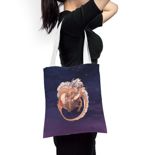 Fiveclaw Gold Dragon Tote Bag