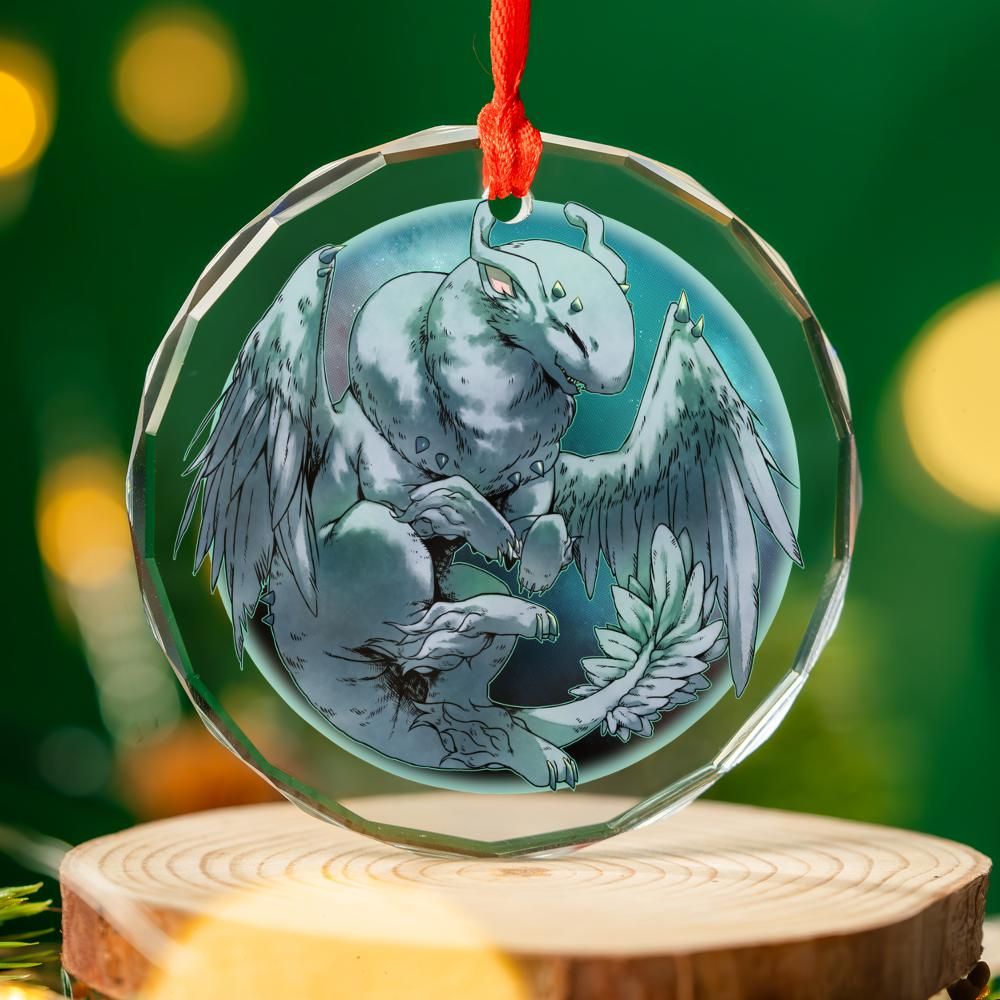 Spearmint Glass Ornament