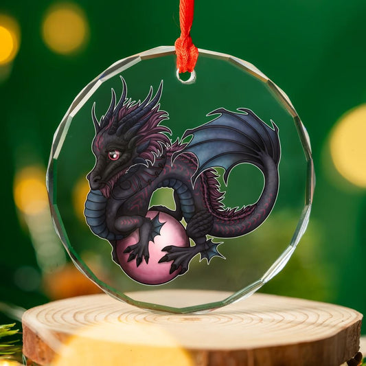 Chibi Chi Fu Glass Ornament