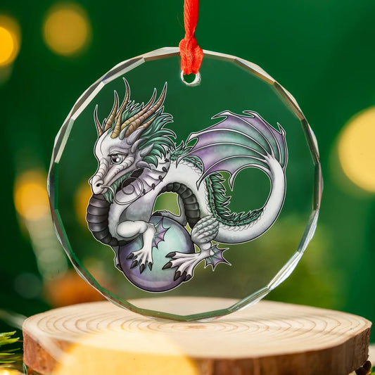 Chibi Diamond Fortune Glass Ornament