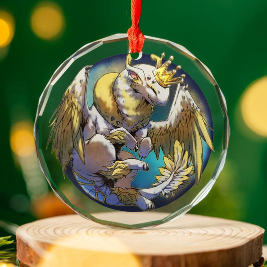 Whirlmoon Glass Ornament